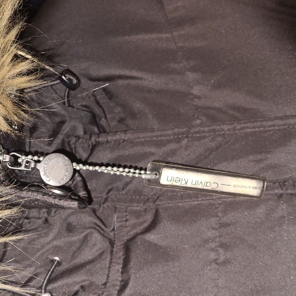 π€HPπ€Calvin Klein Hooded Puffer Coatπ€Size Large - Picture 6 of 14